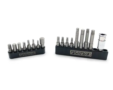 Pedro's Torque Bit Set II 18 bits, Unbrako, Torx og adapter