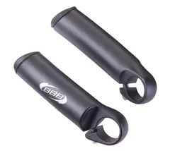 BBB Three-D BBE-05 Bar Ends Rett, sort, alu