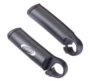 BBB Three-D BBE-05 Bar Ends Rett, sort, alu