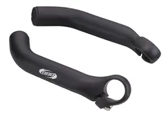 BBB Classic BBE-07 Bar Ends Sort Bøyd, alu, 150mm, 144 gr