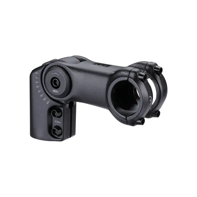 BBB HighFix BHS-35 Justerbart Stem OS 31.8 x +60/-40, sort, alu, 285gr 