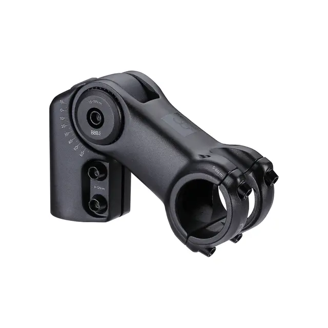 BBB HighFix BHS-35 Justerbart Stem OS 31.8 x +60/-40, sort, alu, 285gr 