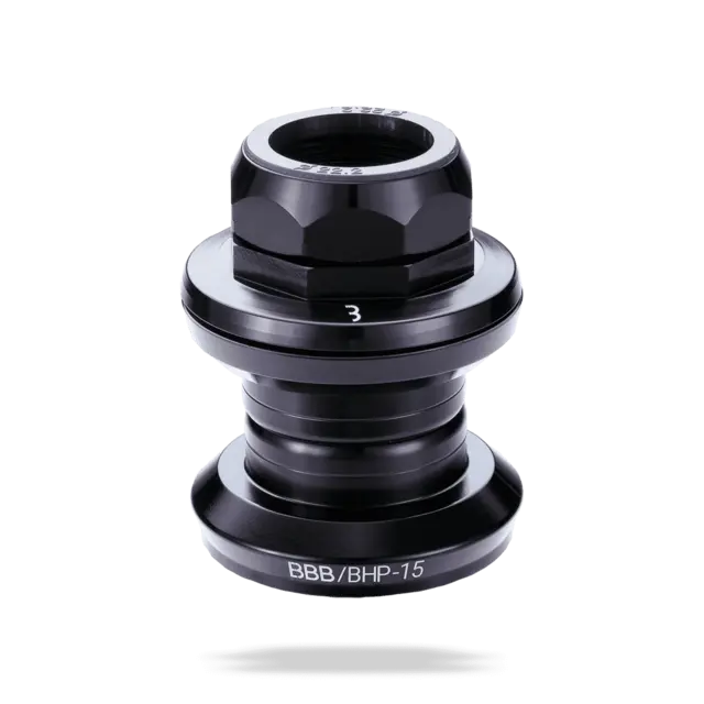 BBB TreadAround BHP-15 Styrelager 1" m/gjenger sort alu/stål 
