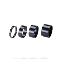 BBB LightSpace BHP-36 Foring Sett 1 1/8"x 5,10,15,20mm sort alu, 20 gr
