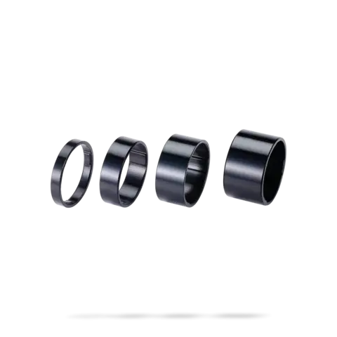 BBB LightSpace BHP-36 Foring Sett 1 1/8"x 5,10,15,20mm sort alu, 20 gr