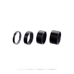 BBB UltraSpace BHP-35 Carbon Foring Sett 1 1/8" x 5,10,15,20mm sort carbon, 13 gr