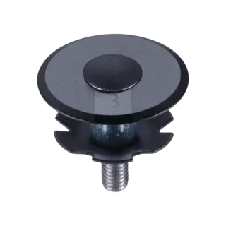 BBB RoundHead BAP-02 Ahead Plugg 1 1/8", m/stjerne, sort, alu