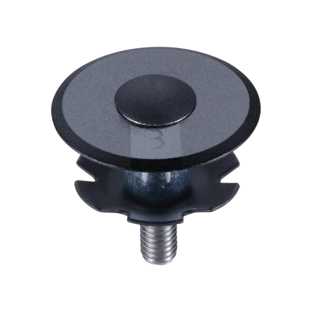 BBB RoundHead BAP-02 Ahead Plugg 1 1/8", m/stjerne, sort, alu 