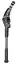 Støtte 24-28" Justerbar, bakramme-feste, sort