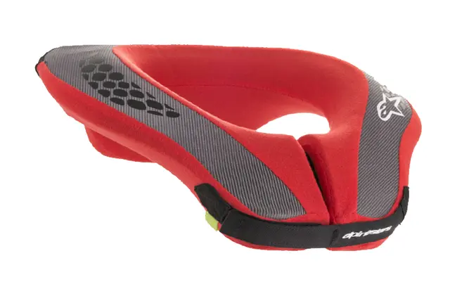 Alpinestars Sequence Nakkebeskytter JR Sort/Rød, PU / EVA Foam, 520gr 