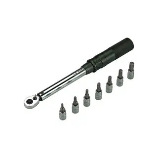 BBB TorqueSet BTL-173 Momentnøkkelset 1/4", 2-24nm, ink. 7 bits