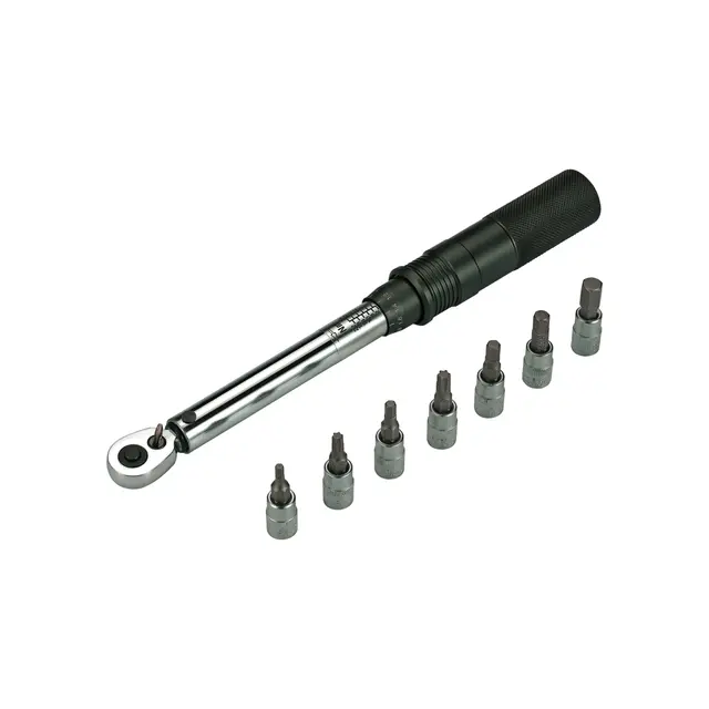 BBB TorqueSet BTL-173 Momentnøkkelset 1/4", 2-24nm, ink. 7 bits 