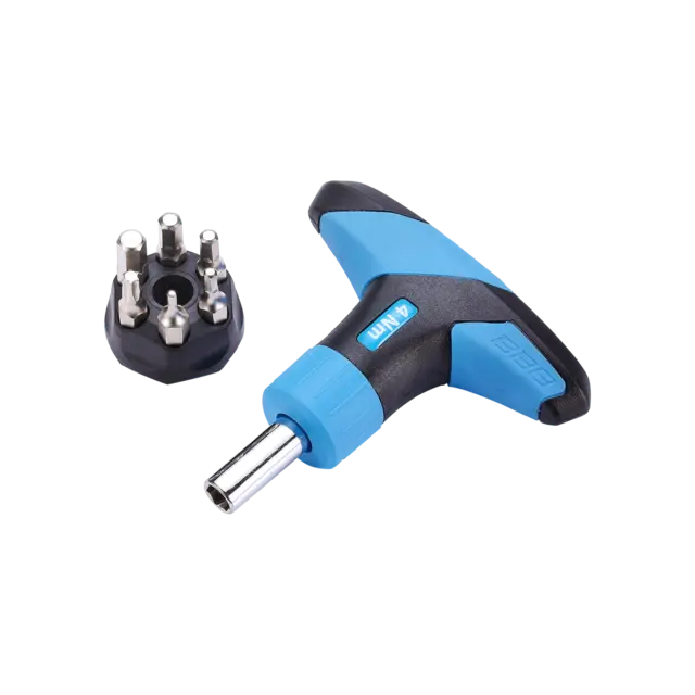BBB TorqueFix BTL-119 4nm Momentnøkkel Blå/Sort, 4nm, T-Håndtak med 6 bits 