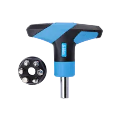 BBB TorqueFix BTL-119 5nm Momentnøkkel Blå/Sort, 5nm, T-Håndtak med 6 bits