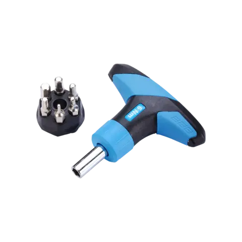 BBB TorqueFix BTL-119 6nm Momentnøkkel Blå/Sort, 6nm, T-Håndtak med 6 bits