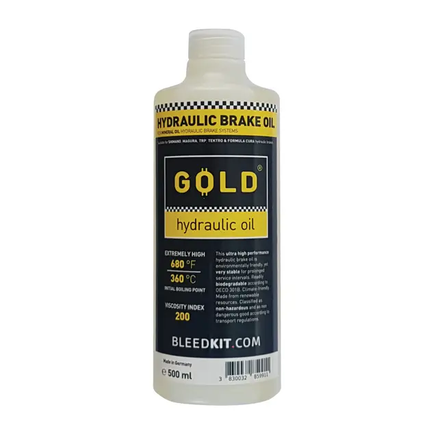 Bleedkit GOLD Bremseolje 500ml Mineralolje, høyt kokepunkt 