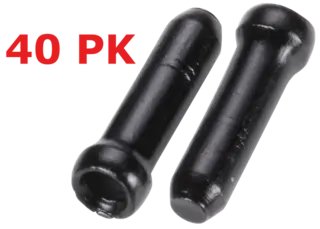 BBB CableStop BCB-97 Blindutt 1.8mm, 40 stk, sort, alu,