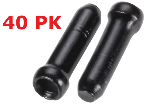 BBB CableStop BCB-97 Blindutt 1.8mm, 40 stk, sort, alu,