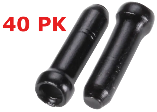 BBB CableStop BCB-97 Blindutt 1.8mm, 40 stk, sort, alu, 