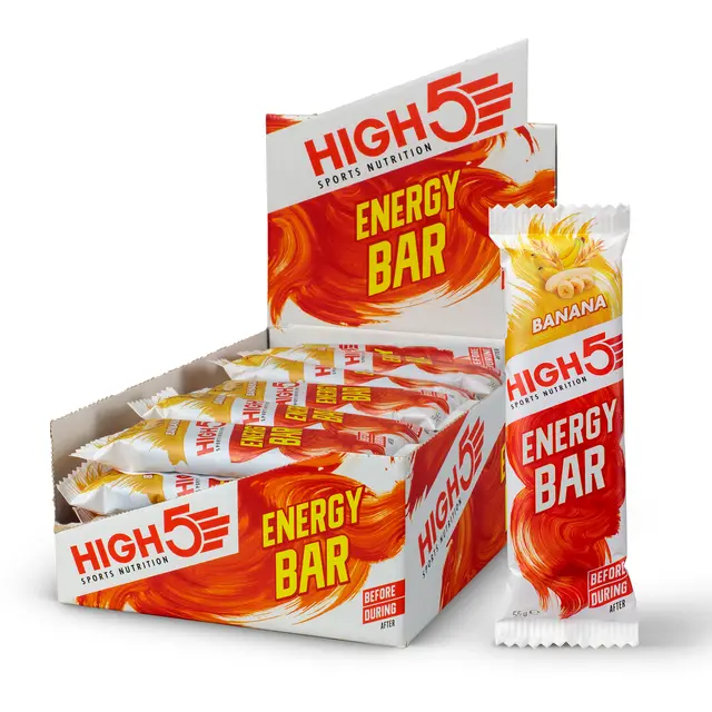 HIGH5 EnergyBar Banan 12pk, 55gr 