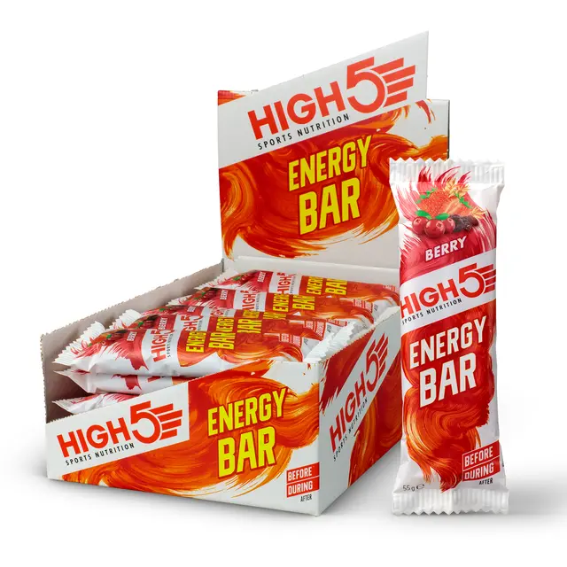 HIGH5 EnergyBar Bær 12pk, 55gr 