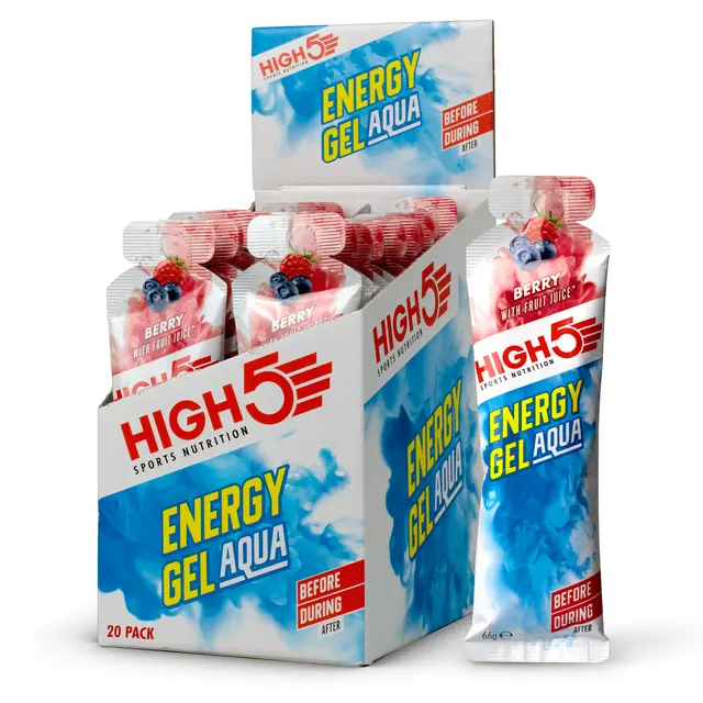 HIGH5 EnergyGel Aqua Bær 20pk, 66gr 