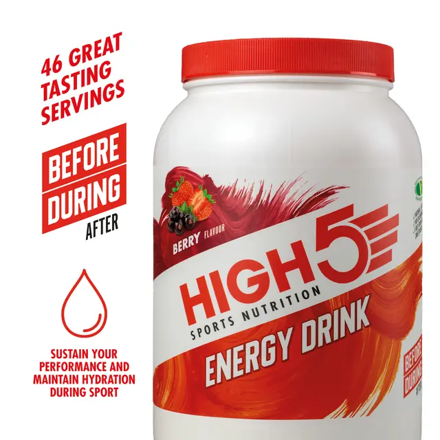 HIGH5 Energy Drink Bær 2.2kg, Pulver 