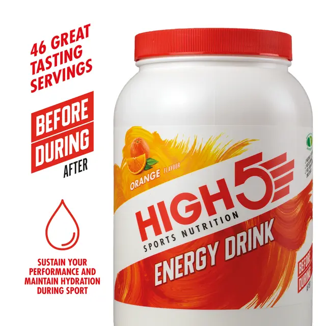 HIGH5 Energy Drink Appelsin 2.2kg, Pulver 