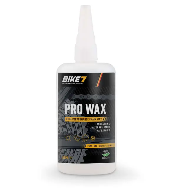 Bike7 Pro Wax 150ml Voks for tørre forhold, Dryppflaske 