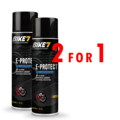 Bike7 E-Protect Smøring/Polish 2for1 2x500ml, Vask-/smørespray for El-sykkel