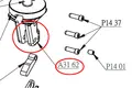 KS Zeta Actuator Assembly 30.9/31.6mm,