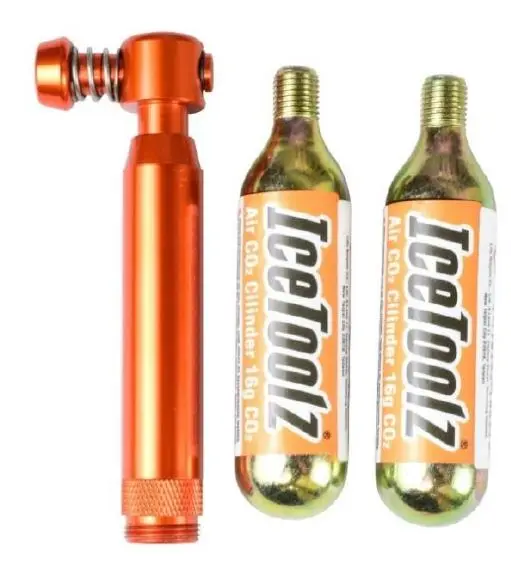 Ice Toolz Tubeless & CO2 Inflator Kit Verktøy med plugger, regulator, patroner 