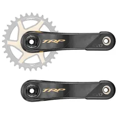 TRP EVO Carbon Krankarm GOLD 68/73mm, u/drev, M9050, karbon, 500r