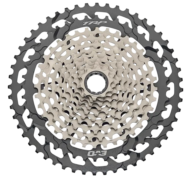 TRP EVO12 12-Delt MS Kassett 10-52T, 370gr,CS-M9050, sort/sølv 