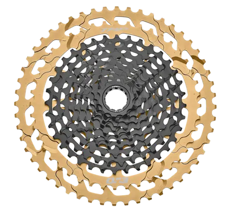 TRP EVO12 12-Delt MS Kassett GOLD 10-52T, 370gr,CS-M9050, sort/gull