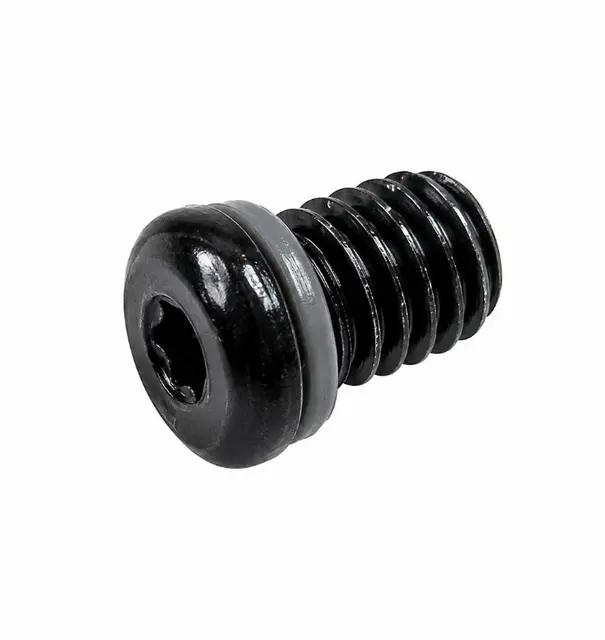 TRP EVO Pro Lufteskrue 10 Pakk Sort, M6x7mm, inkludert o-ring 