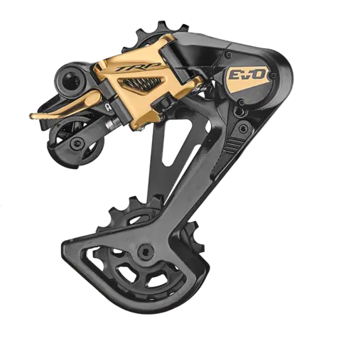 TRP EVO12 Bakgir GOLD 300gr, RD-M9050, sort/gull, maks. 52t