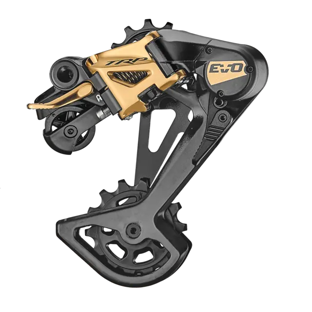 TRP EVO12 Bakgir GOLD 300gr, RD-M9050, sort/gull, maks. 52t 