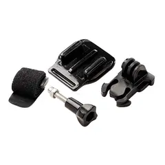 Gloworm Universal Hjelmfeste Go-Pro Clips, m/strop