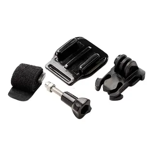 Gloworm Universal Hjelmfeste Go-Pro Clips, m/strop