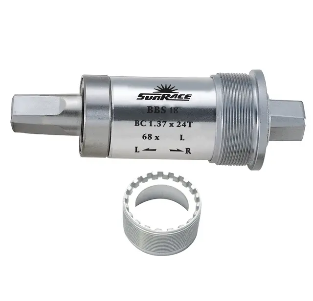 SunRace BBS18 Kranklager Firkant, Alu, 250gr 