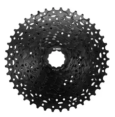 KMC REACT E-bike 11-Delt Kassett 11-42T, sort, Shimano kompatibel, stål