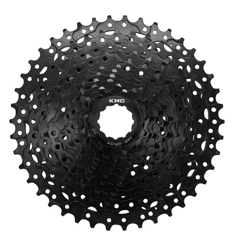 KMC REACT E-bike 11-Delt Kassett 11-42T, sort, Shimano kompatibel, stål