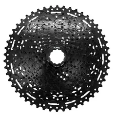 KMC REACT E-bike 11-Delt Kassett 11-50T, sort, Shimano kompatibel, stål