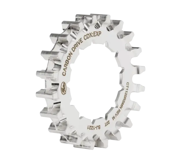 Gates Carbon Drive CDX Krankdrev 63T, 130 BCD, 5-B, 51.7mm, Rohloff 