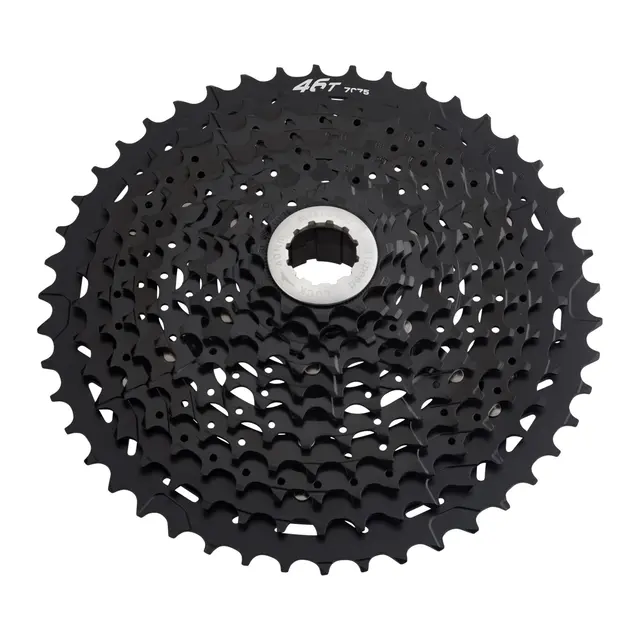 Microshift XCD 11-delt Kassett 11-46T, 556gr, Alu/Stål, Sort, Shimano 