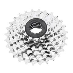 Microshift Mezzo 7-delt Kassett 12-28T, 261gr, Nikkel belagt, Shimano