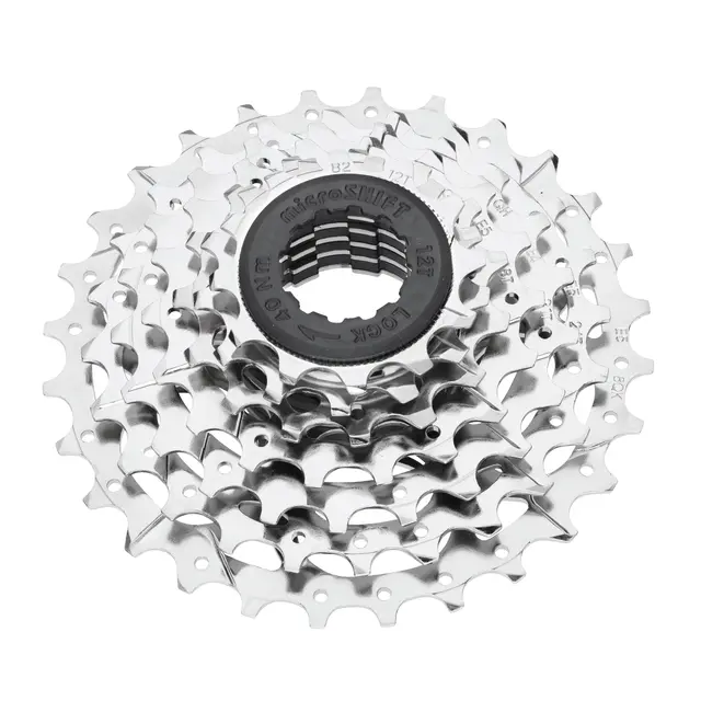 Microshift Mezzo 7-delt Kassett 12-28T, 261gr, Nikkel belagt, Shimano 