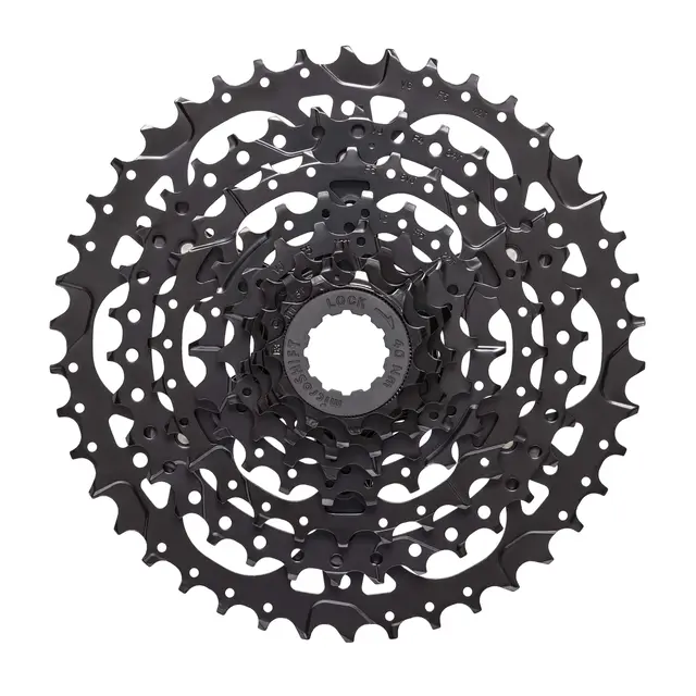 Microshift Acolyte 8-delt Kassett 11-42, 505gr, Stål, Sort, Shimano 