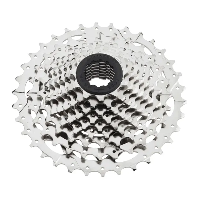 Microshift Marvo LT 9-delt Kassett 11-34T, 363gr, Nikkel belagt, Shimano 